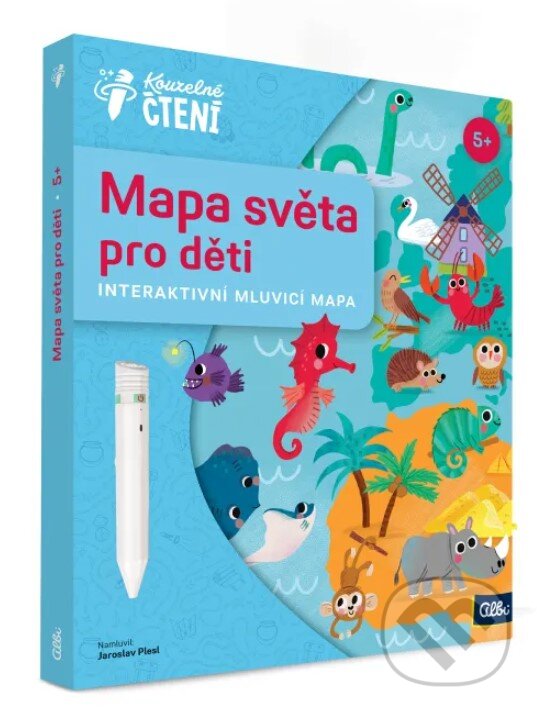 Levně Kouzelné čtení: Mapa světa pro děti - kniha z kategorie Naučné knihy