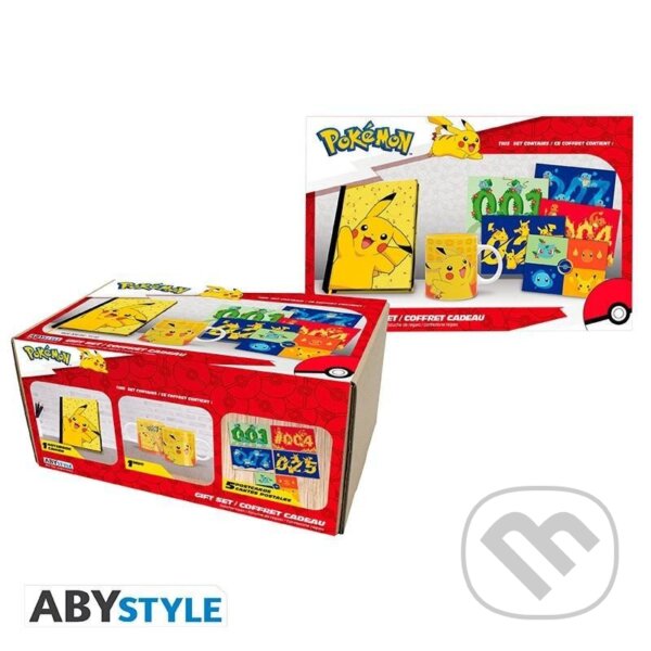 Levně Pokémon Darčekový set (Zápisník, Hrnček, Pohľadnica)