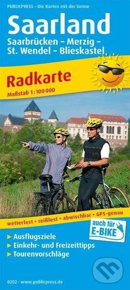 Sársko 1:100 000 / cyklistická mapa (freytag&berndt). freytag&berndt, 2019