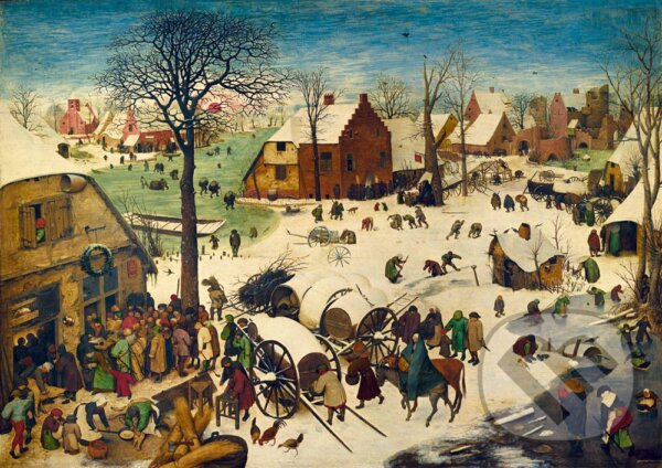 Puzzle: Pieter Bruegel the Elder - The Census at Bethlehem, 1566 (Bluebird). Bluebird