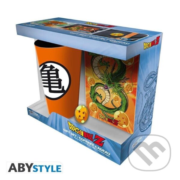 Levně Dragon Ball Z Darčekový set (Pohár, Odznak, Zápisník A6)
