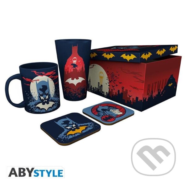 Levně Batman Darčekový set (Pohár, Hrnček, Podtácky)