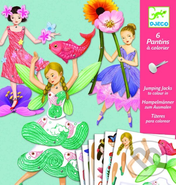 Spoločenská hra: Papierové figúrky – Víly (Djeco). Djeco, 2019