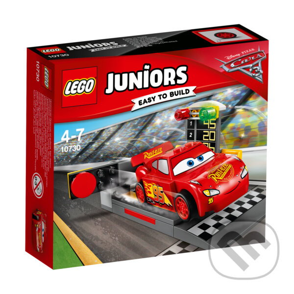 LEGO Juniors 10730 Vystreľovač Bleskového McQueena, LEGO, 2017