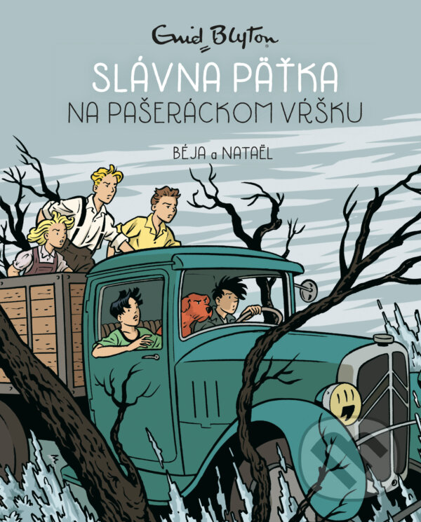 Levně Slávna päťka na Pašeráckom vŕšku (Komiks) - Enid Blyton - kniha z kategorie Komiksy