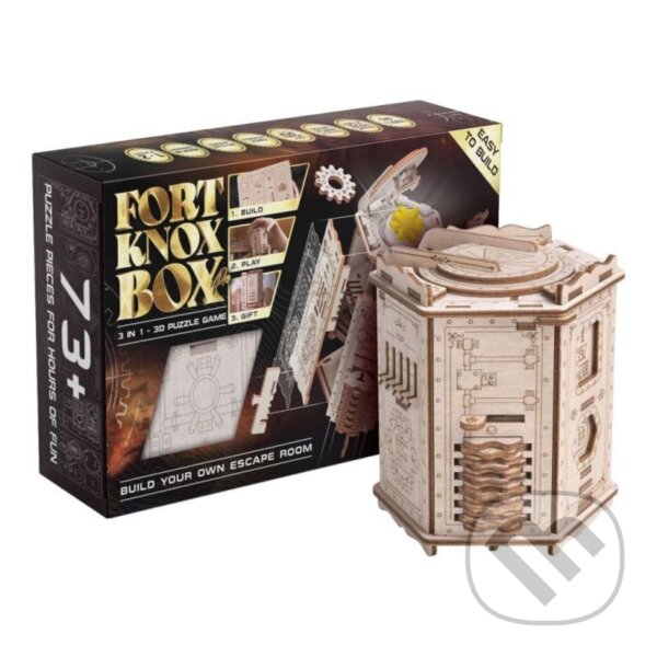 Levně Fort Knox Pro (3D dřevěná skládačka hlavolamu) - hra z kategorie Karty, hlavolamy