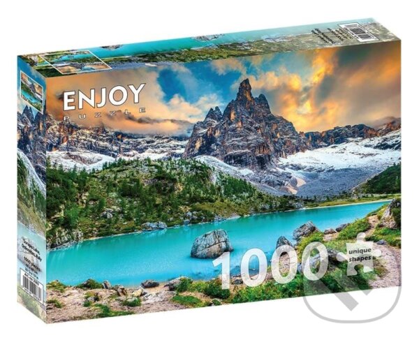 Levně Jezero Sorapis, Dolomity, Itálie - puzzle z kategorie Prírodné scenérie