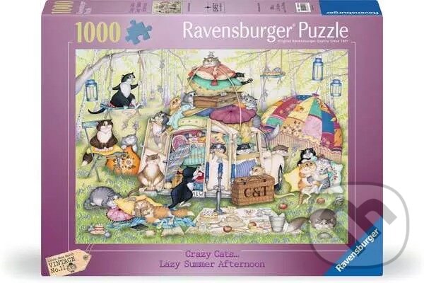 Levně Život bláznivých koček - puzzle z kategorie Zvieratá