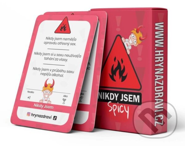Levně Nikdy Jsem SPICY - Karetní párty hra - David Batelka - hra z kategorie Party hry
