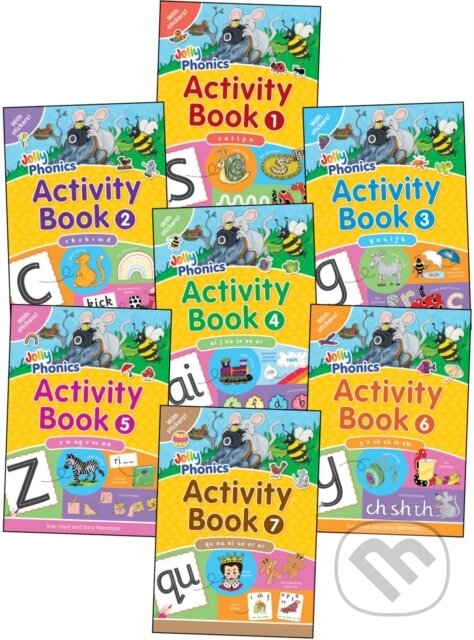 Levně Jolly Phonics Activity Books 1-7 (in Precursive Letters (British English edition)) - kniha z kategorie Naučné knihy