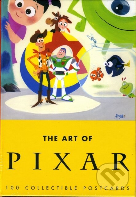 Kniha Art of Pixar Animation Studios Postcards - Disney
