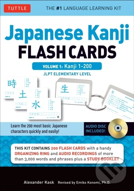 Japanese Kanji Flash Cards Kit Volume 1…