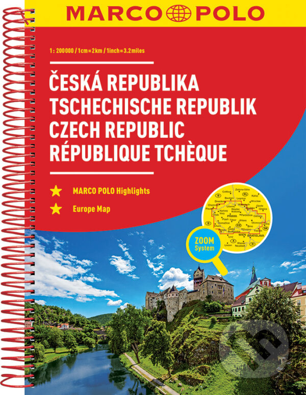 Levně Česká republika / Tschechische Republik / Czech Republic / République tchèque (atlas)