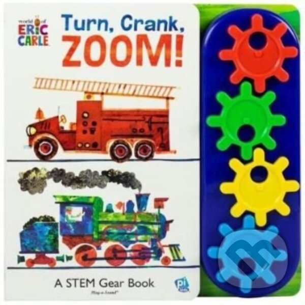 Levně Eric Carle Turn Crank Zoom Go Go Gear Book - Carle Eric - kniha z kategorie Pre deti a mládež