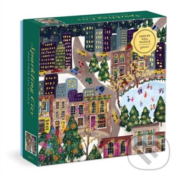 Levně Joy Laforme Sparkling City 1000 Piece Foil Puzzle In a Square Box - kniha z kategorie Ostatné