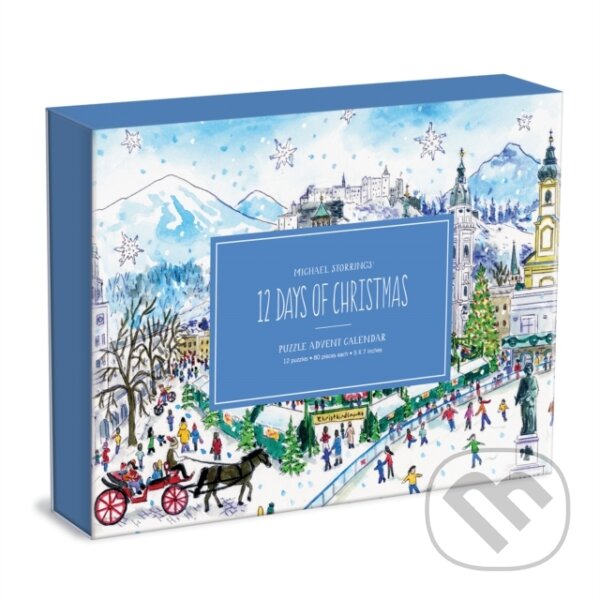 Kniha: Michael Storrings 12 Days of Christmas Advent Puzzle Calendar (Galison)