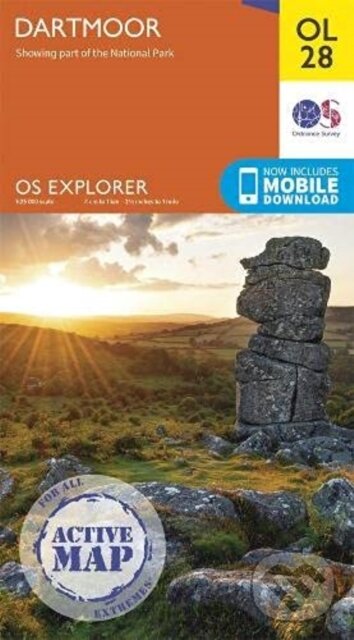 Levně Os Active 28 Dartmoor - Unknown - kniha z kategorie Mapy