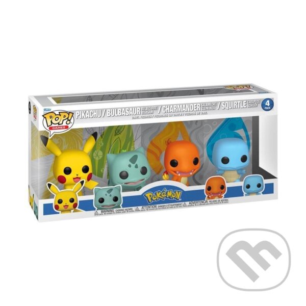 Funko POP Games: Pokémon - Starters 4-Pack (EMEA) (Funko). Funko, 2024