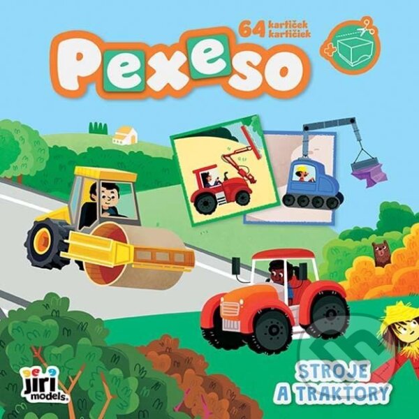 Levně Pexeso v sešitu Stroje a traktory - hra z kategorie Karty, pexeso