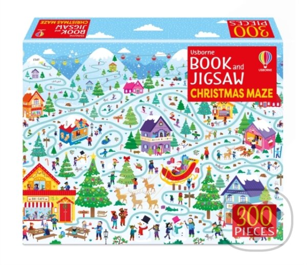 Kniha Usborne Book and Jigsaw Christmas Maze