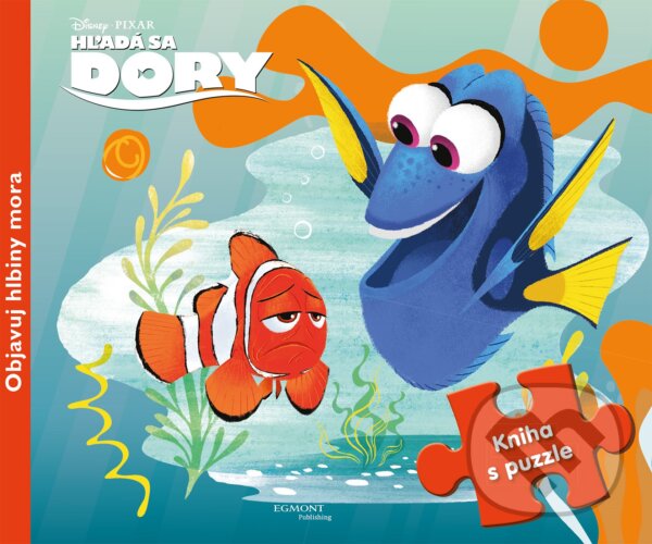 Levně Hľadá sa Dory (Kniha s puzzle) - kniha z kategorie Pre deti a mládež