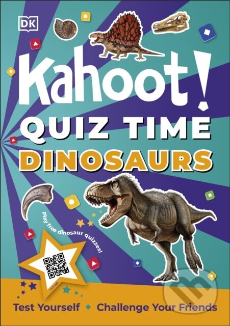 Levně Kahoot! Quiz Time Dinosaurs (250 Trivia Questions (with QR Codes Inside for 150 іnteractive Bonus Questions) – Educational Kids Quiz Book) - kniha z…