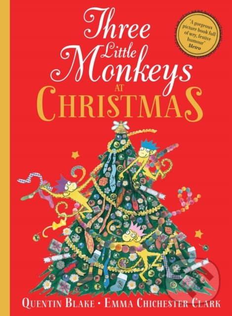 Kniha Three Little Monkeys at Christmas