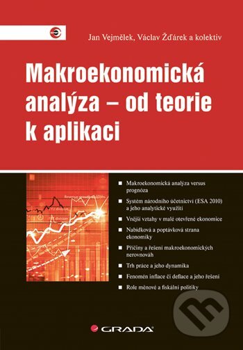 Kniha: Makroekonomická analýza – od teorie k aplikaci (Jan Vejmělek a Václav Žďárek). Grada, 2025