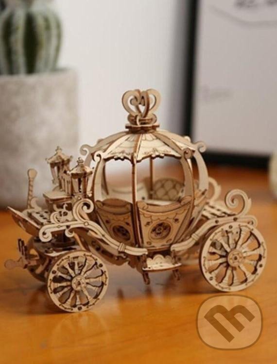 Levně NiXiM Dřevěné 3D puzzle/Pohádkový kočár - puzzle z kategorie 3D puzzle