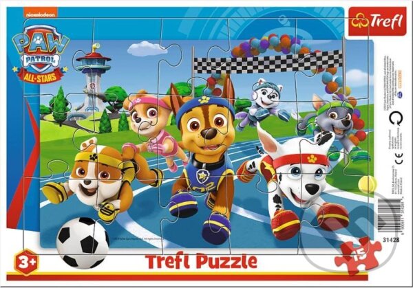 Levně Tlapková patrola: Vždy ochotní pomáhat - puzzle z kategorie 15 – 60 dielikov