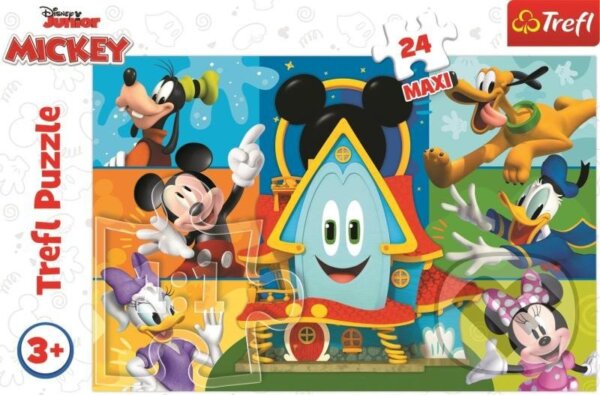 Levně Mickeyho klubík: Mickey Mouse a kamarádi MAXI - puzzle z kategorie 15 – 60 dielikov