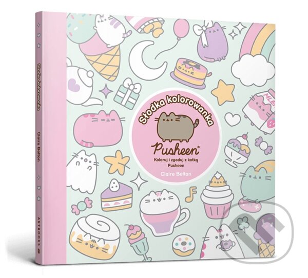 Levně Pusheen. Słodka kolorowanka. Koloruj i zgaduj z kotką Pusheen - kniha z kategorie Omaľovávanky, vystrihovanie, papier