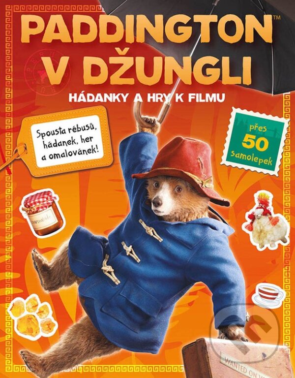 Levně Paddington v džungli - Hádanky a hry k filmu - kniha z kategorie Samolepky