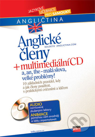 Kniha: Anglické členy + multimediální CD (Computer Press)