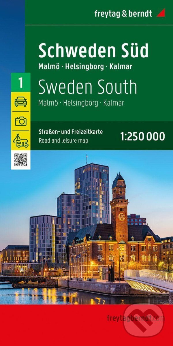 Levně Švédsko jih 1:250 000 / automapa + rekreační mapa - kniha z kategorie Mapy Európy
