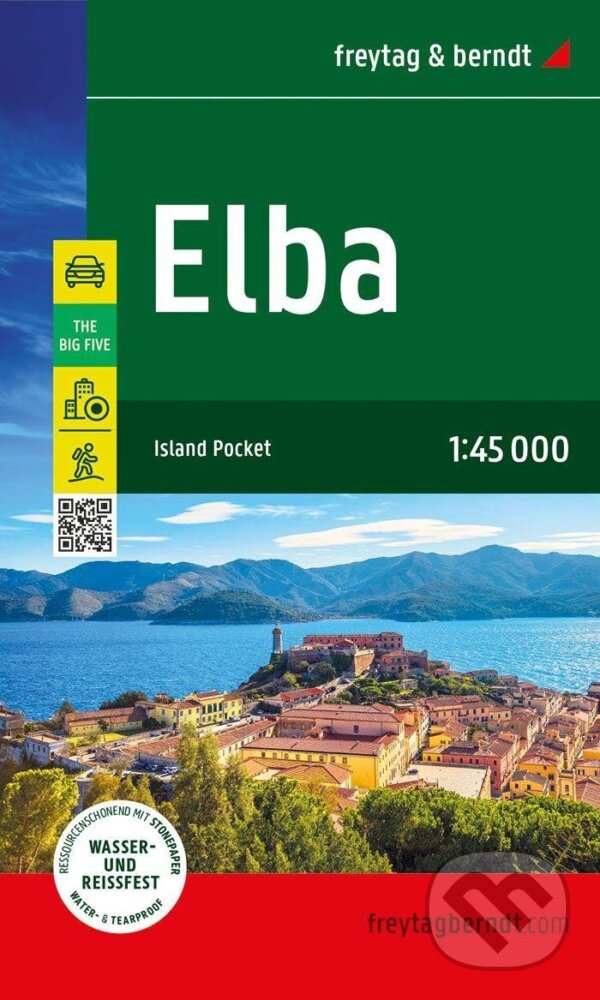 Levně Elba 1:45 000 / silniční a rekreační mapa - kniha z kategorie Mapy Európy