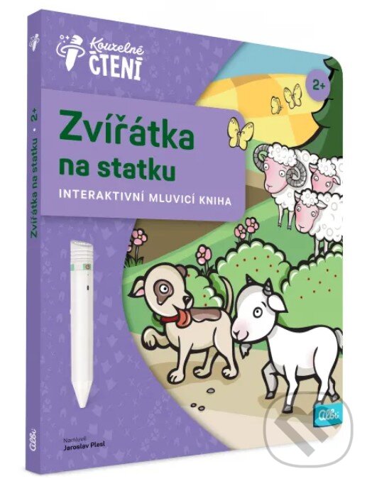 Levně Kouzelné čtení: kniha Zvířátka na statku - kniha z kategorie Vzdelávacie hry
