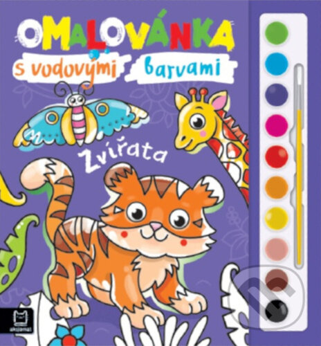 Levně Omalovánka s vodovými barvami Zvířata - Anna Podgórska, Sylwia Filipczak - kniha z kategorie Omaľovávanky