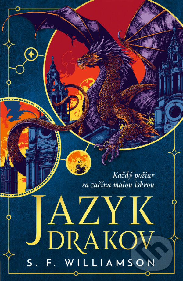 Levně Jazyk drakov (Každý požiar sa začína malou iskrou) - kniha z kategorie Fantasy