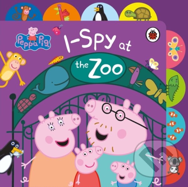 Levně Peppa Pig: I Spy at the Zoo (Tabbed Board Book) - Peppa Pig - kniha z kategorie Rozprávky