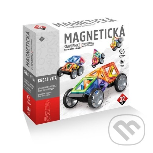Levně Magnetická stavebnice 32ks - hra z kategorie Stavebnice