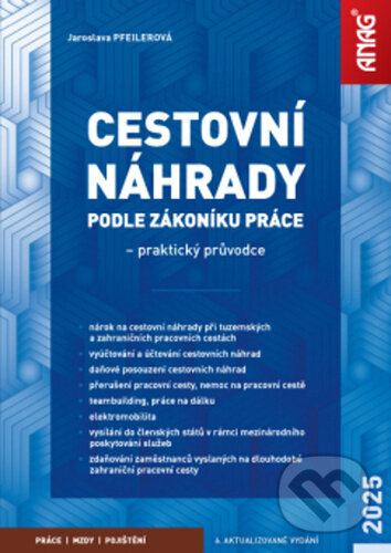 Cestovní náhrady podle zákoníku práce 2025 – praktický průvodce koupíte na Martinus.cz