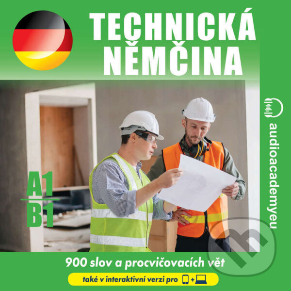 Audiokniha: Technická němčina A1-B1 (Tomáš Dvořáček). Audioacademyeu, 2025