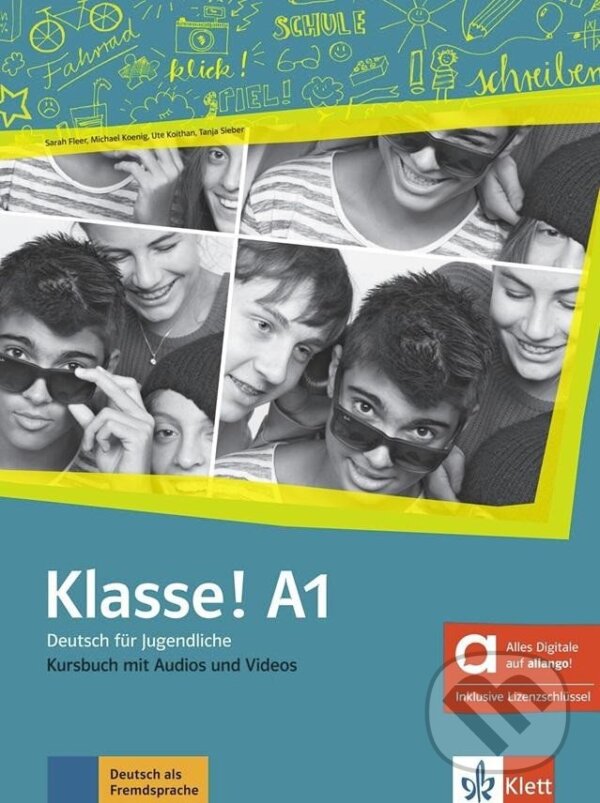 Levně Klasse! 1 (A1) – Hybride Ausgabe – Kursbuch + MP3/Video allango.net + Lizenz (24 Monate) - kniha z kategorie Jazykové učebnice a slovníky
