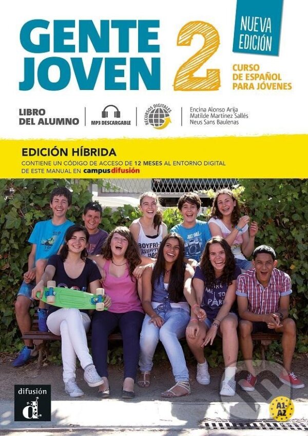 Gente Joven 2 Nueva Ed. (A1-A2) – Edición híbrida Libro del alumno + Campus Difusión – ELE