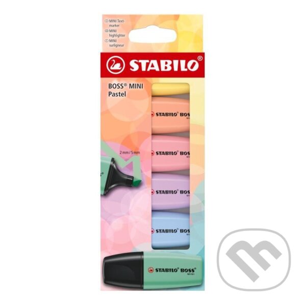 Levně Zvýrazňovač STABILO BOSS MINI Pastel - sada 6 ks