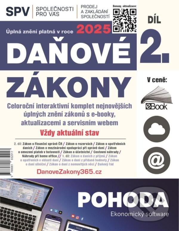 Kniha: Daňové zákony 2025 (Díl 2.) (Newsletter). Newsletter, 2025