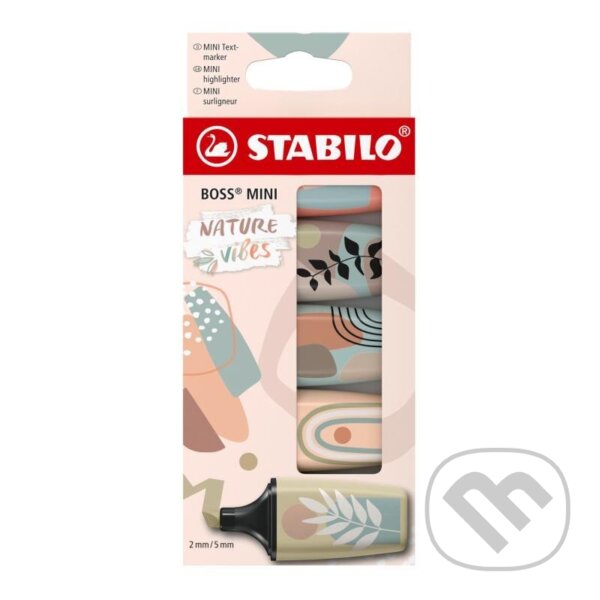 STABILO BOSS MINI Naturevibes 5 ks Sada