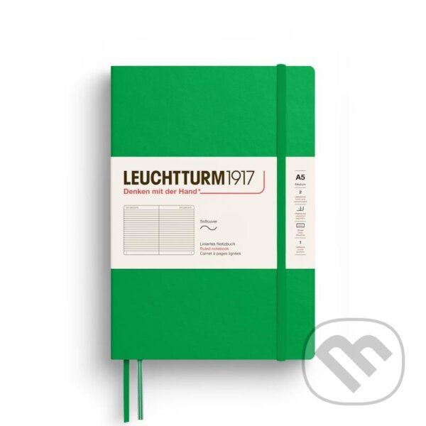 Levně Leuchtturm1917 Zápisník Spring Leaf Softcover A5 linkovaný