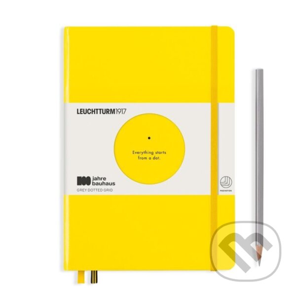 Levně Zápisník Lemon A5 Medium Bauhaus Edition tečkovaný
